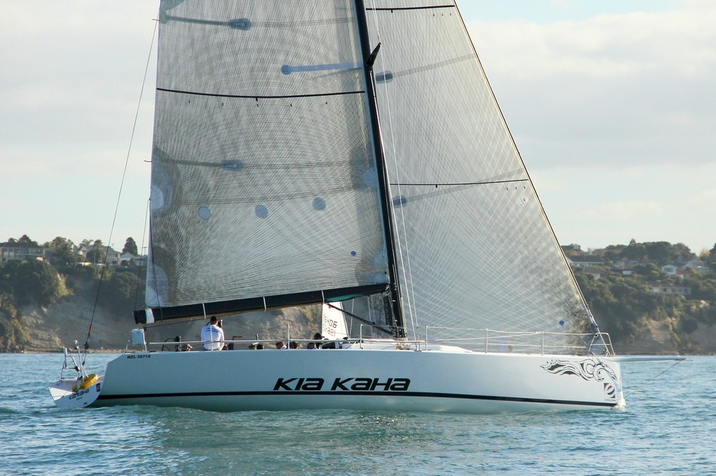 Kia Kaha pictured at the start of the Evolution Sails Sail Noumea 2012 race © Richard Gladwell www.photosport.co.nz